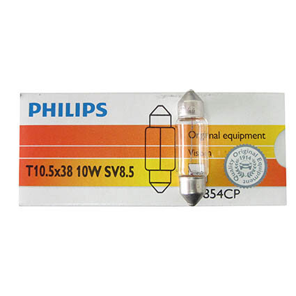 Festoon T105x38 12V (10W) Лампа Min10 Philips арт. 12854CP