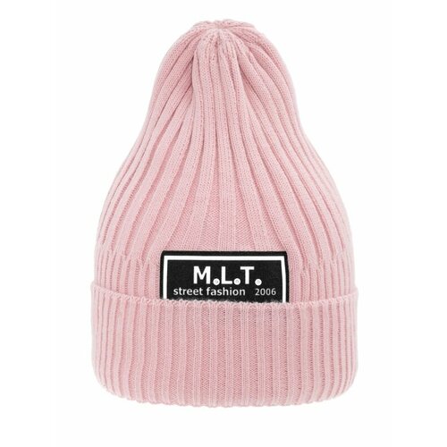 фото Шапка mialt, размер 54-56, розовый
