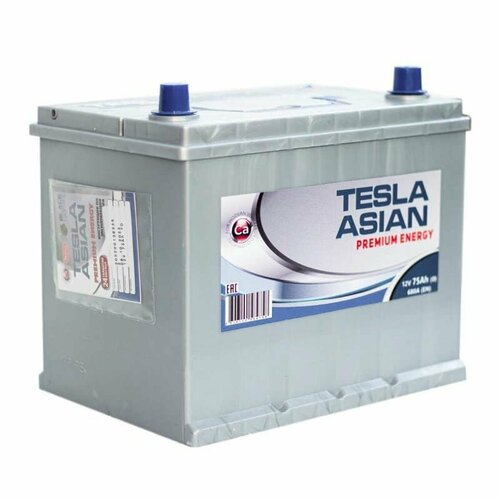 Аккумулятор Tesla ASIAN PREMIUM ENERGY D26R 75 А. ч (260х175х225). Сербия