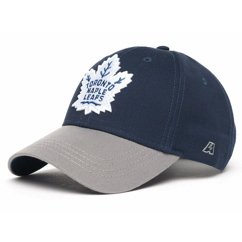 фото Бейсболка atributika & club, размер 55-58, серый, синий