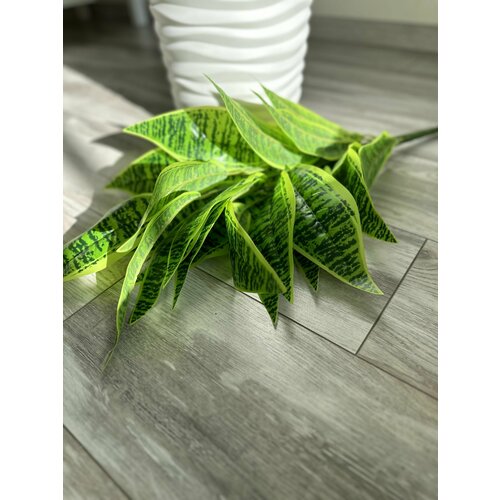 Ветка искусственная зелень премиум качество листья силикон как живые