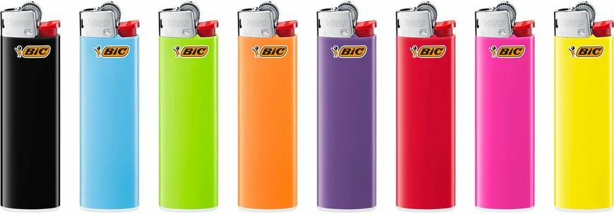 Зажигалки BIC J3 Midi (БИК), 10 штук в наборе