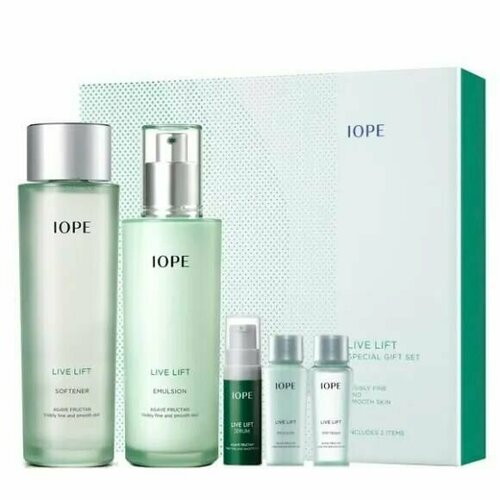 IOPE Live Lift Special Set Премиум-набор с лифтинг-эффектом: тонер, эмульсия, сыворотка
