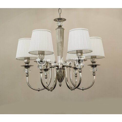 Люстра подвесная потолочная 9867/6 никель