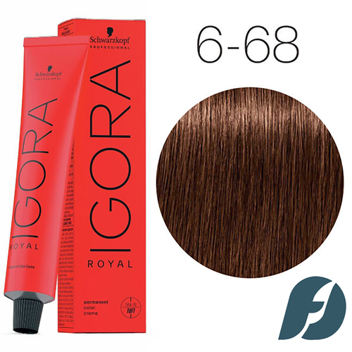 Schwarzkopf Professional Igora Royal Крем-краска для волос 6-68, 60 мл