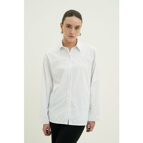 Блуза FINN FLARE, размер M(170-92-98), белый блуза finn flare fse110227 размер m 170 92 98 голубой