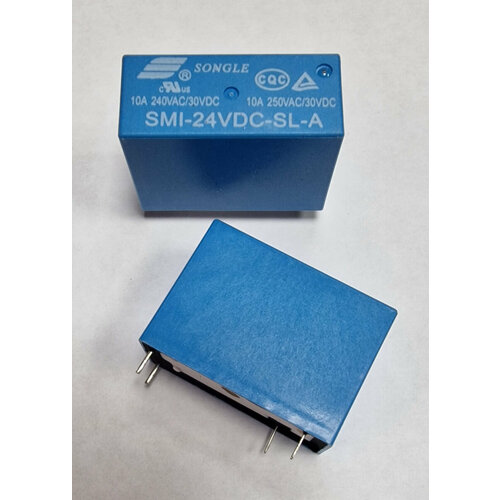 Реле 24V 10A SMI-24VDC-SL-А реле lr4101 24vdc 1c 24v 5pin