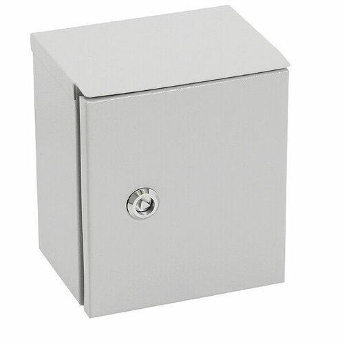Шкаф IP54 200х175х135мм светло-серый с монтажной платой Арсенал ЩМП0000