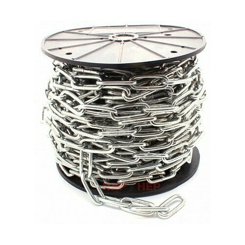 Цепь 6 мм Длиннозвенная оцинкованная ( цена за 1 метр)