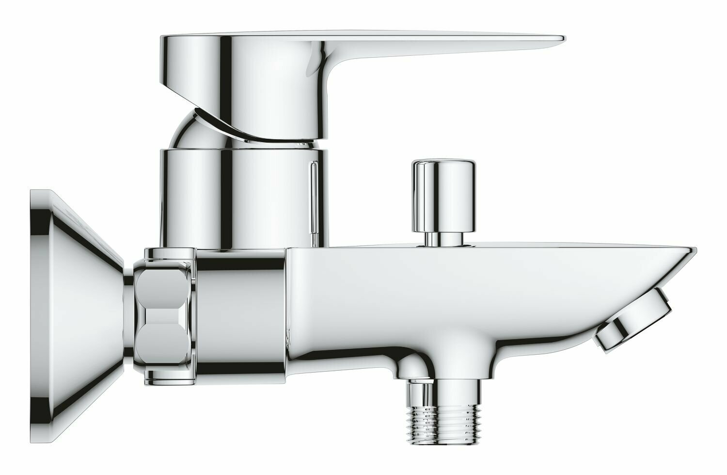 Душевая система со смесителем для ванны Grohe BauEdge Tempesta New 60 M, хром - фотография № 7