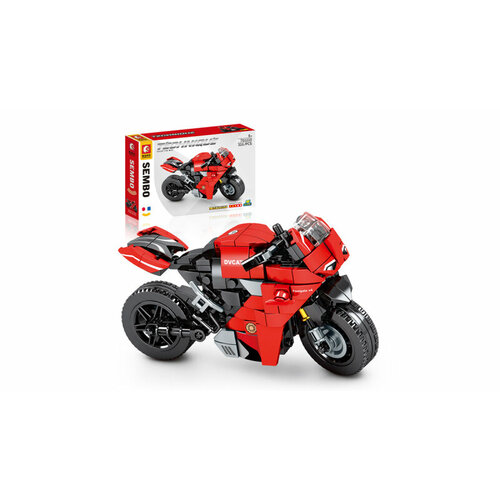 Конструктор SEMBO Block 701210 Ducati Panigaleve, 316 деталей конструктор sembo block 701120 дорожный мотоцикл 205 деталей