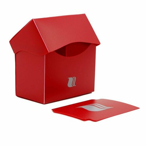 Пластиковая коробочка Blackfire горизонтальная 80+ карт Красная