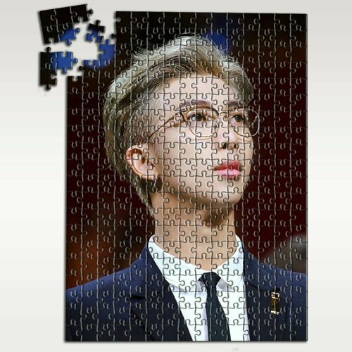 Пазл картонный 39,5х28 см, размер А3, 300 деталей, модель kpop bts Namjoon Ким Намджун - 2304 П пазл картонный 39 5х28 см размер а3 300 деталей модель kpop bts jin ким сокджин 2316 п