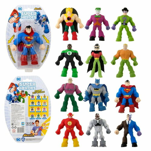 1toy MONSTER FLEX SUPER HEROES, тянущиеся фигурки 15см,12видов тянущиеся фигурки monster flex super heroes 15см т23495 7 hawkman