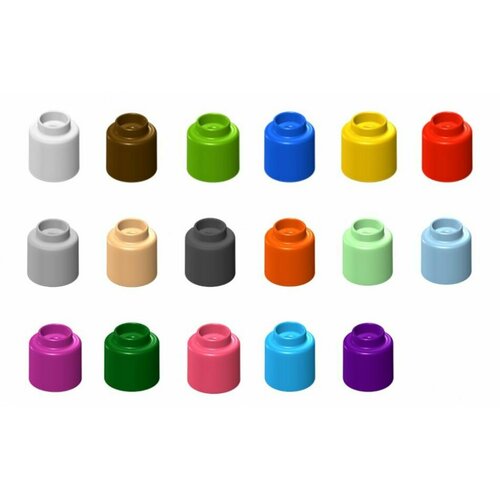 Средство Botzees Элемент конструктора одиночный Color Blocks 6 (сиреневый) 100 штук