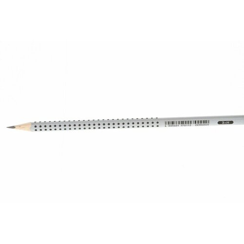 Карандаш чернографитный Н GRIP 2001 3-х гран. антискольз. Faber-Castell FC117011 карандаш чернографитный sparkle metallic 3 х гран золотой нв faber castell 118337