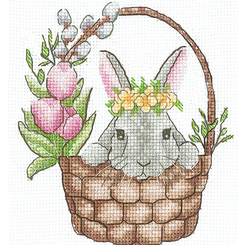 Сделай Своими Руками набор для вышивания Весенний кролик В-37