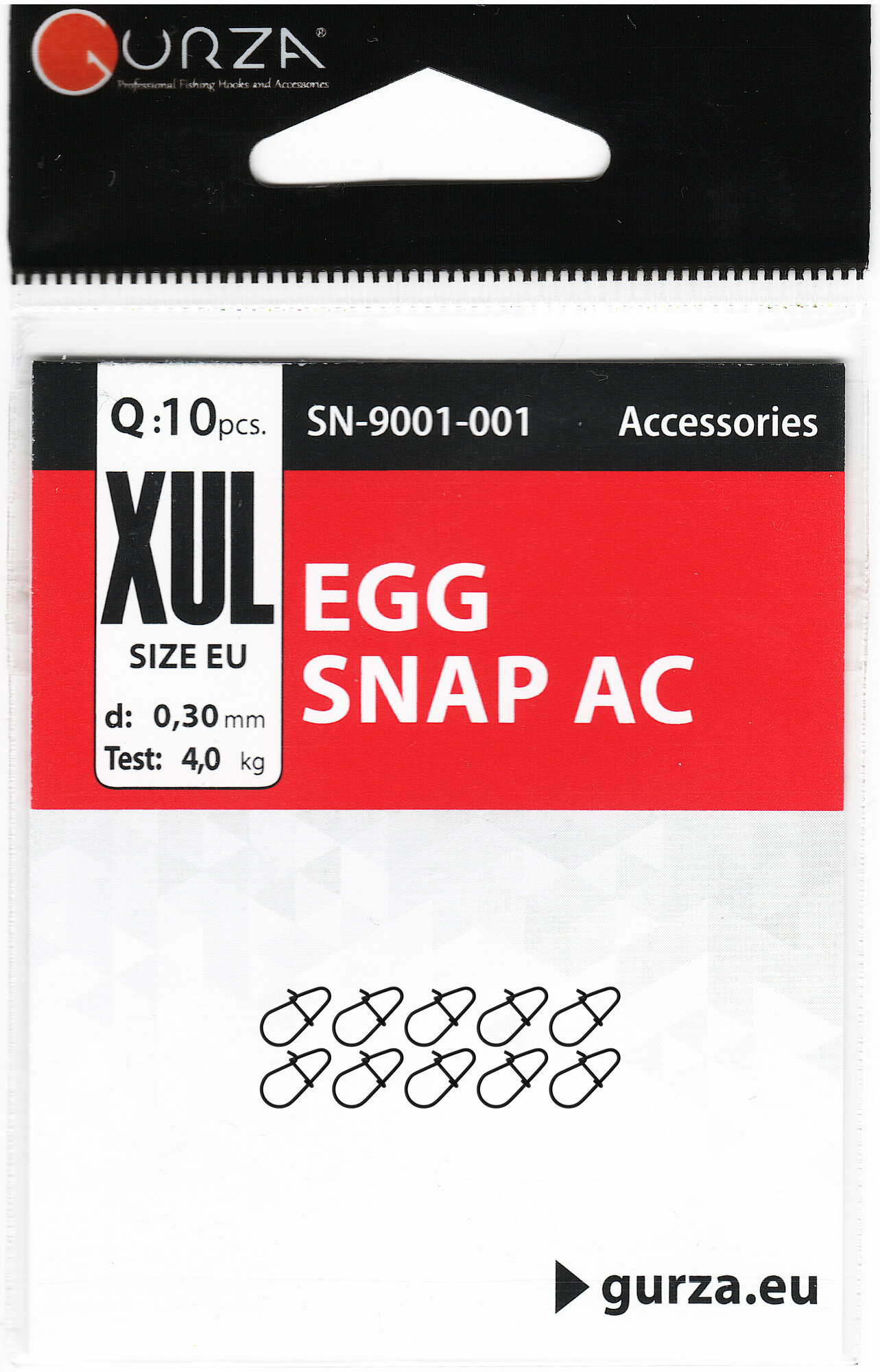 Застежки GURZA EGG SNAP AC (10шт) размер XUL