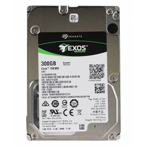 Жесткий диск Seagate 1UW203 300Gb 15000 SAS 25 HDD 1793000₽