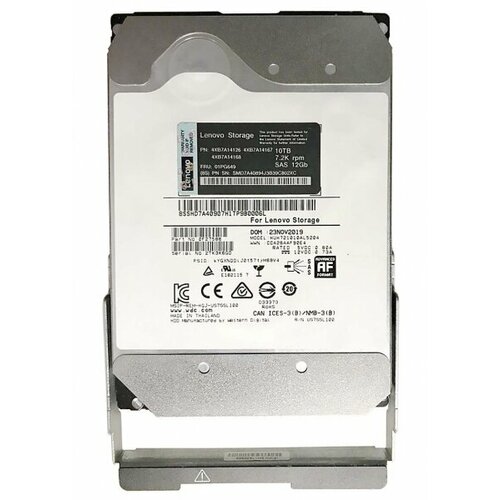 Жесткий диск Lenovo 0F27586 10Tb 7200 SAS 3,5