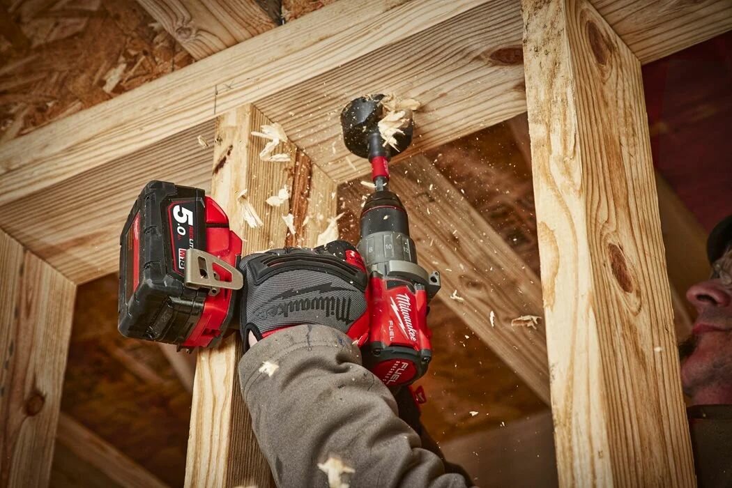 Аккумуляторная ударная дрель-шуруповерт Milwaukee M18 FPD2-0X, 18 В, 135 Нм, 2000 об/мин, 32000 уд/мин, без АКБ и ЗУ, в кейсе, - фото №13