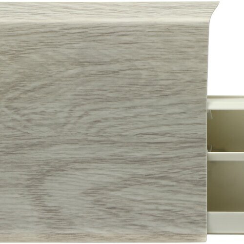 фото Плинтус пластиковый Winart Quadro 100 мм Дуб Венеция 301