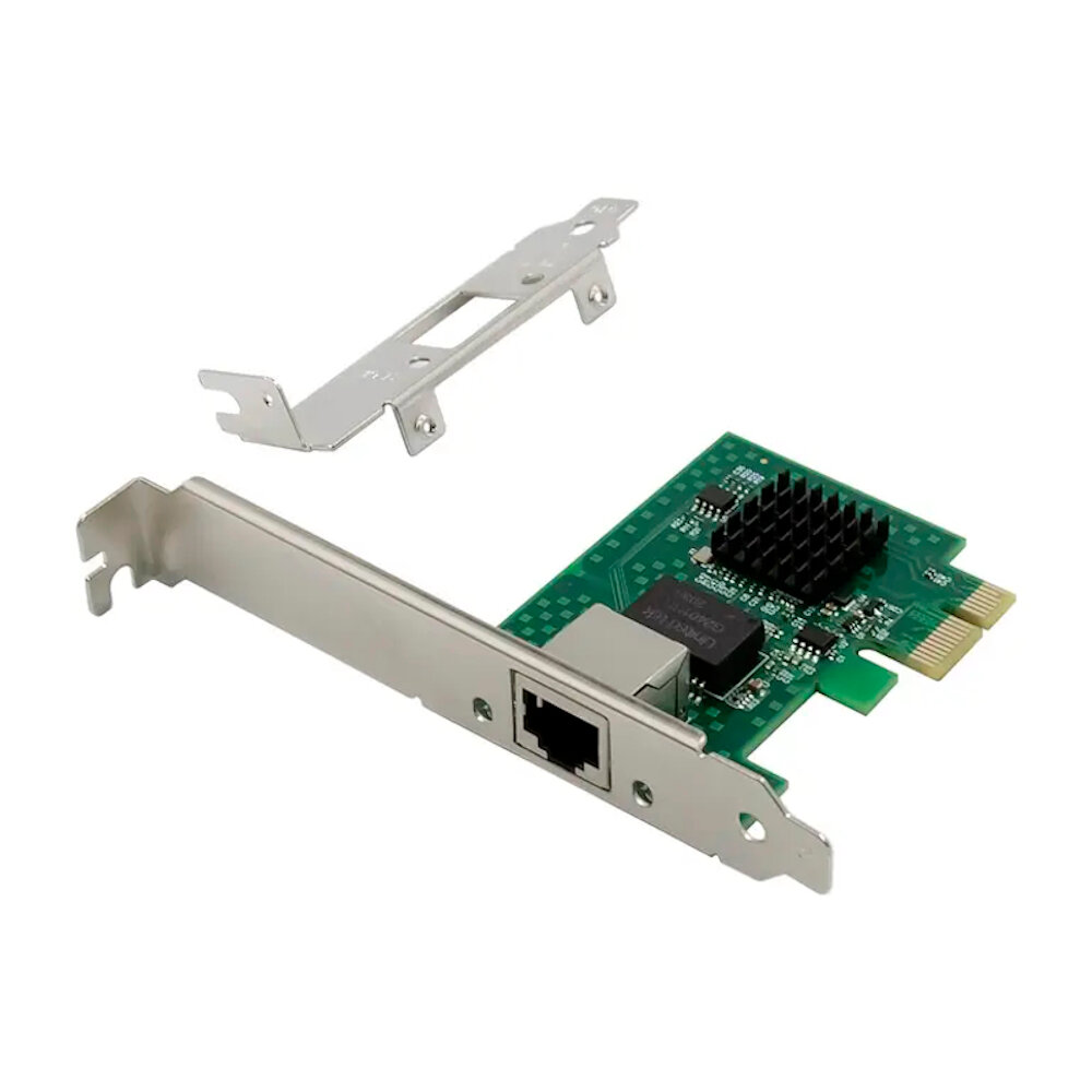 Сетевая карта PCIe x1 (I225-V) 1xRJ45 25 Gigabit Ethernet | ORIENT XWT-INT225PE