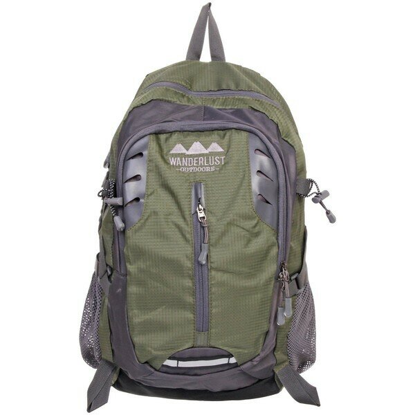 фото Рюкзак туристический 30л, цвет зеленый 1601