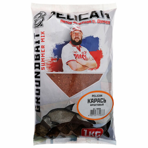 фото Прикормка pelican, карась, фруктовый, 1 кг 4420831