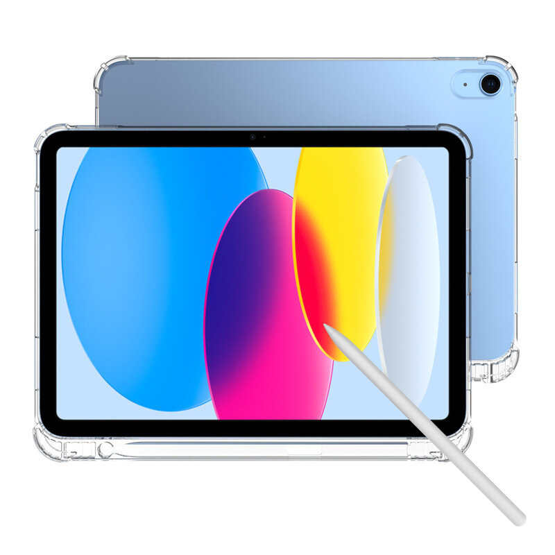 Чехол задняя-панель-накладка-бампер MyPads Tocco для iPad 10 10.9 2022 с усиленной защитой углов противоударный прозрачный