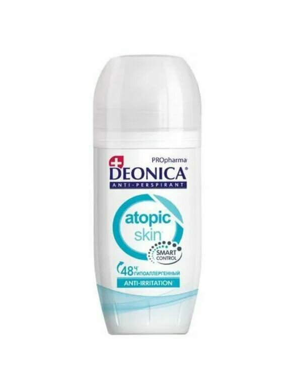 Дезодорант антиперспирант, Deonica, PROpharma, Atopic skin, ролик, 50 мл, 2 шт