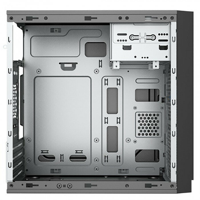 Case Foxline FL-702, mATX, 1x5.25EXT, 1x3.5EXT, 2x3.5INT, 2xUSB2.0, HDA, w/o FAN, w/450W ATX PSU, w/1.2m EU pwr cord - фото №8