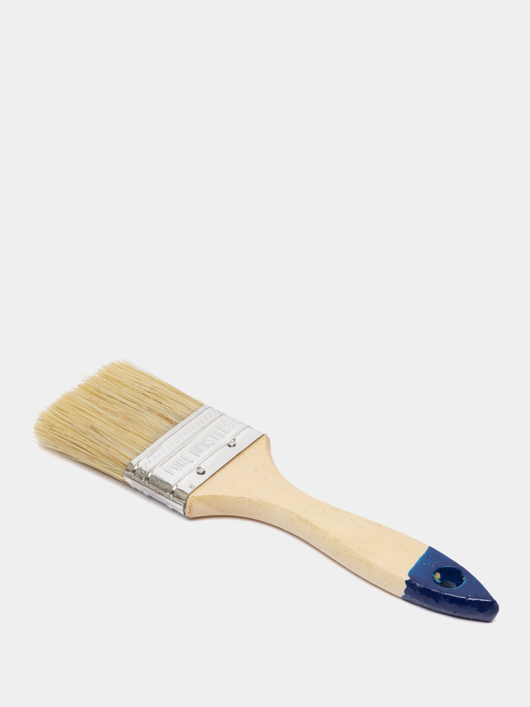 Кисть плоская TUNDRA, натуральная щетина, деревянная ручка, 2", 50 мм
