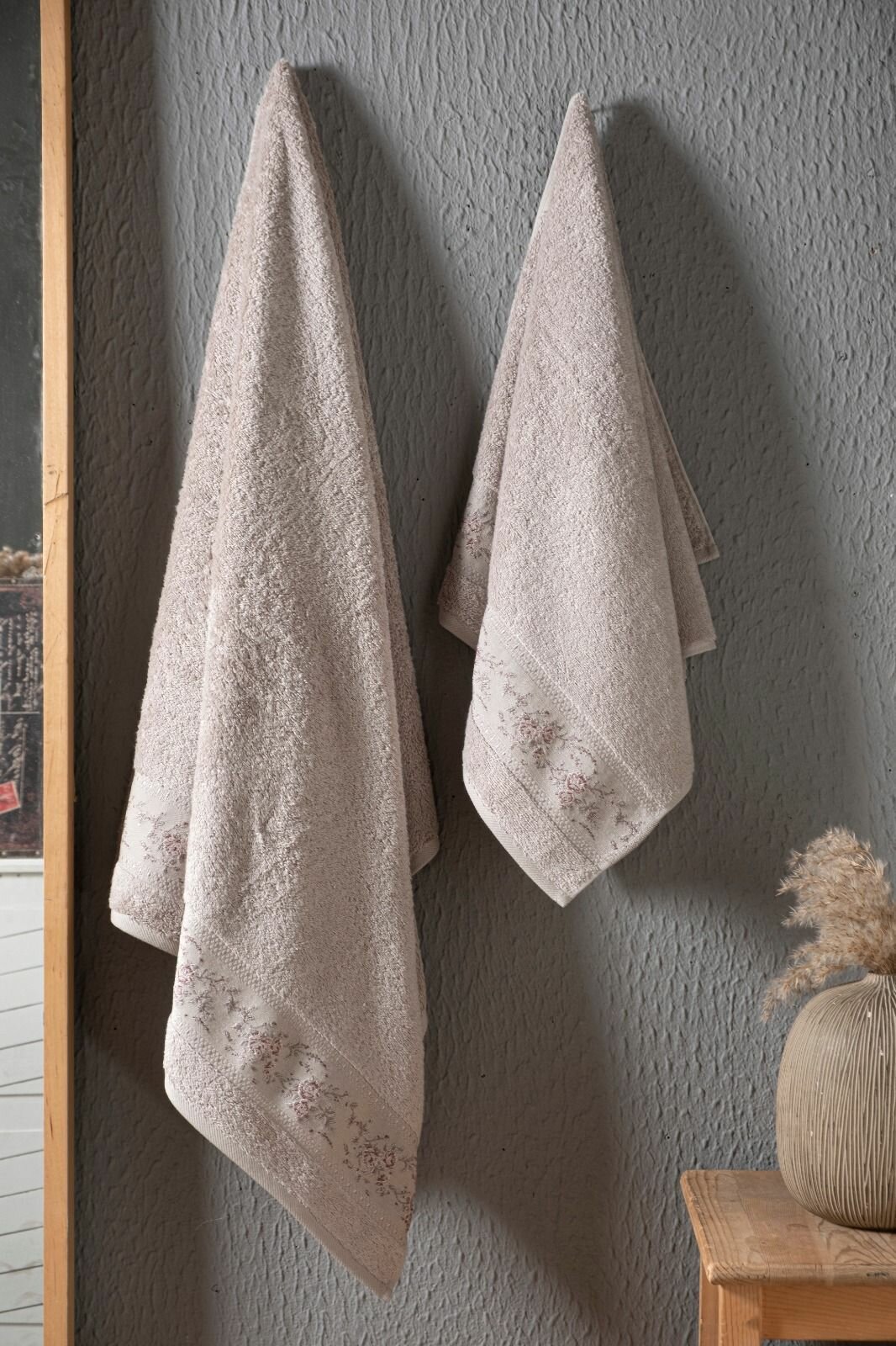 фото Полотенце Arya Бамбуковое 50x90 Betsy Бежевый