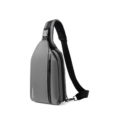 Рюкзак кросс-боди COMFIAMO, фактура гладкая, серый