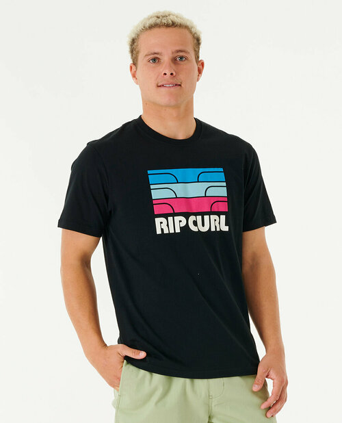 Футболка RIP CURL, размер L, черный