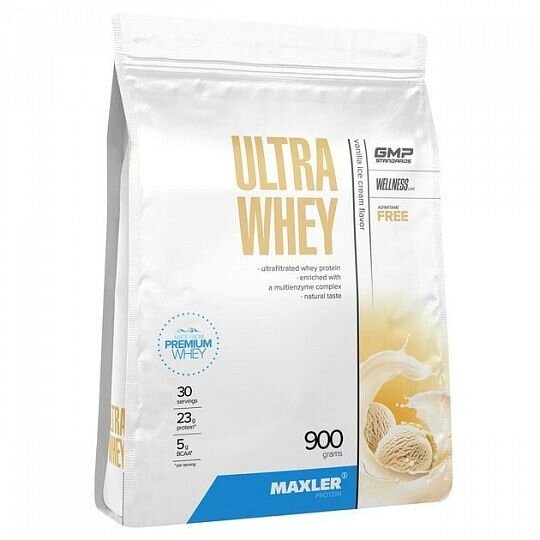 Maxler Ultra Whey 900 гр (Maxler) Ванильное мороженое