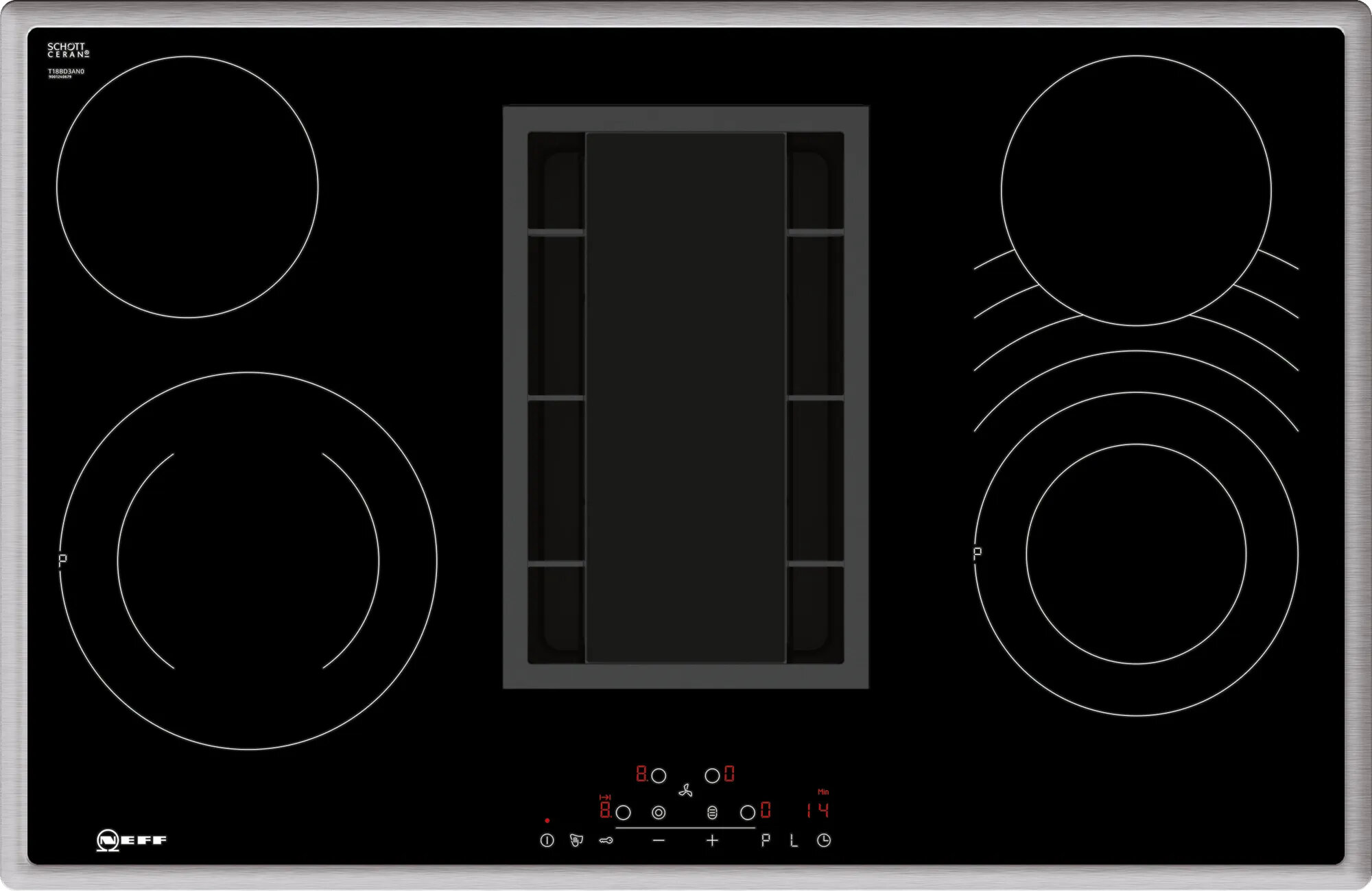 фото Варочная панель индукционная NEFF T18BD3AN0 черный