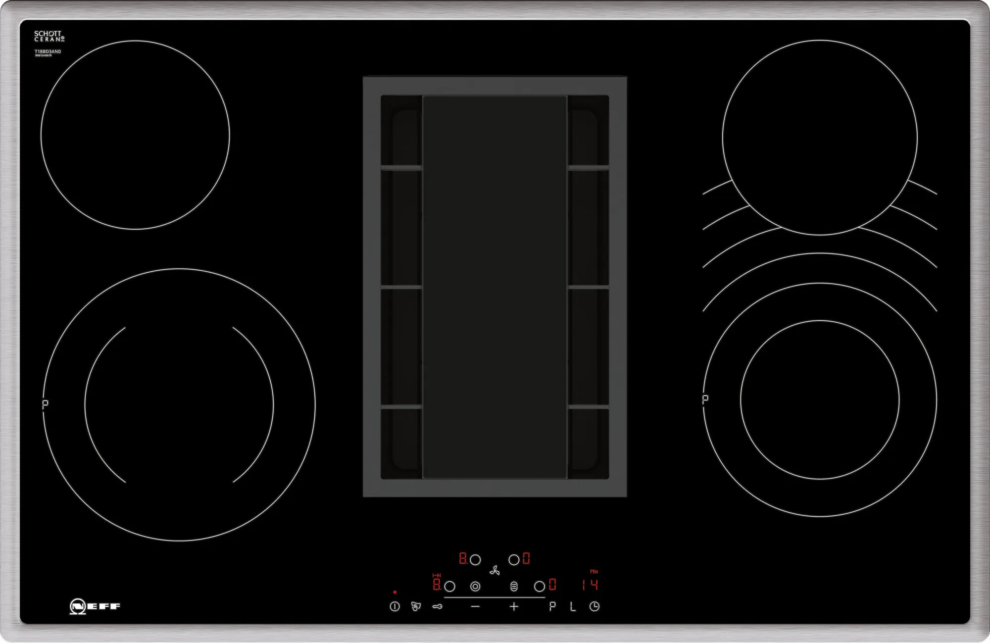 Варочная панель индукционная NEFF T18BD3AN0 черный
