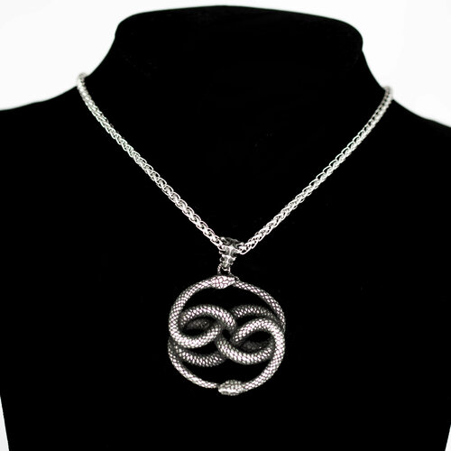 Колье Zloster, серебристый