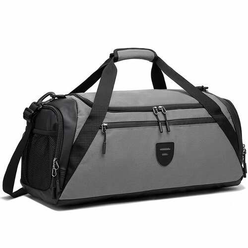 Сумка спортивная , 28х28х56 см, ручная кладь, серый сумка спортивная ручная кладь серый