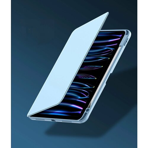Чехол MyPads для планшета Huawei MatePad 10.4 2022 2020 BAH3-W59 L09 с держателем для стилуса, голубой