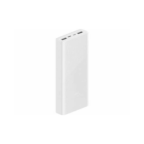 Powerbank Xiaomi 3 20000mAh 2USB1C 3A 18W VXN4258CNPLM18ZM белый 3248₽