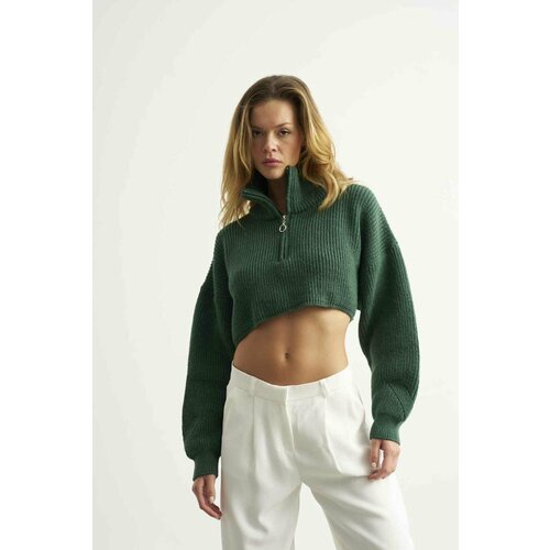 Свитер, размер 42/48, зеленый