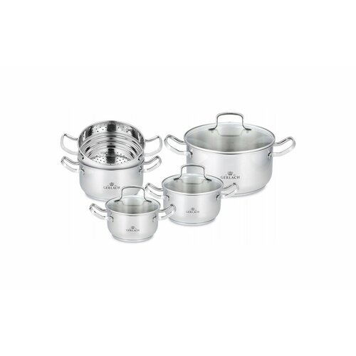 Набор посуды для приготовления - кастрюли Gerlach Simple 9 эл.