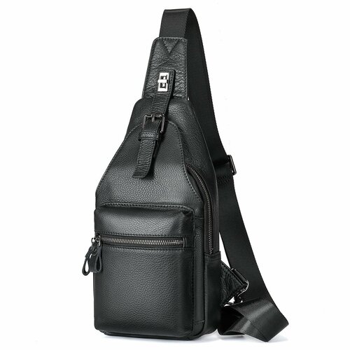 фото Сумка поясная , фактура матовая, черный kd