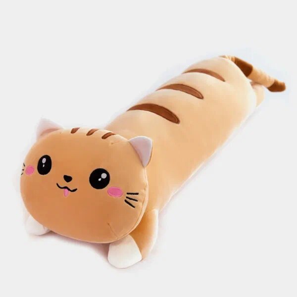 Мягкая игрушка Лежачий кот батон 60 см
