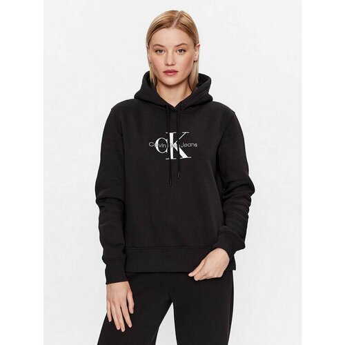 Худи Calvin Klein Jeans, размер XS [INT], черный