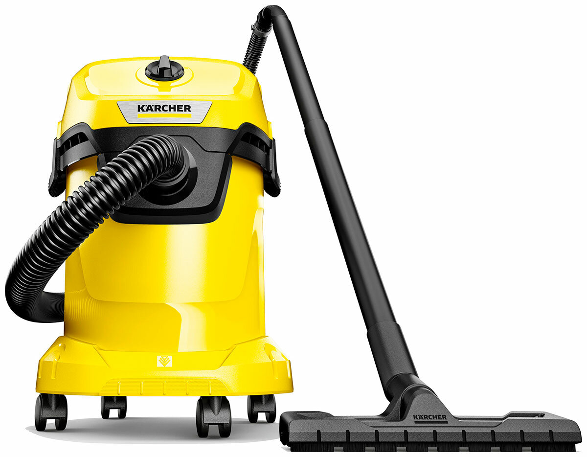 Строительный пылесос Karcher KWD 3 S V-15/4/20 (1.628-448.0) желтый / черный