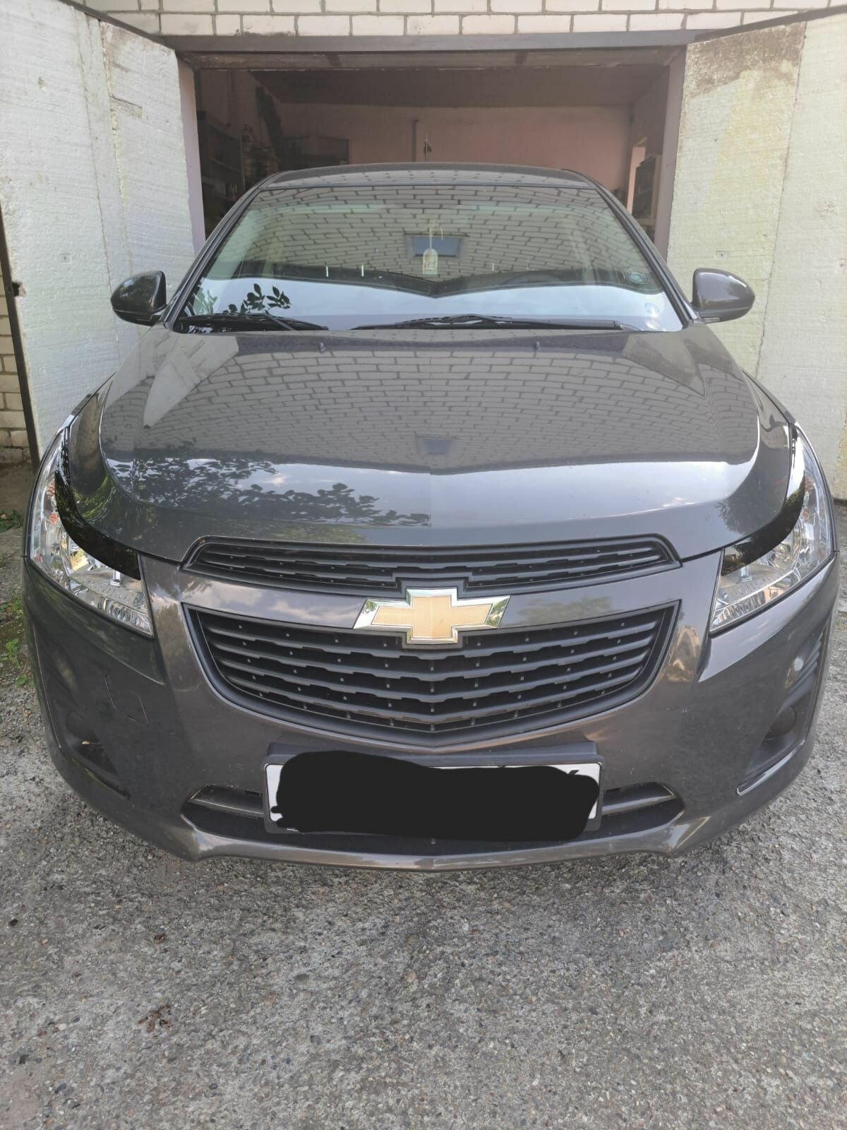 Реснички (накладки на фары) Chevrolet Cruze (Шевроле Круз)